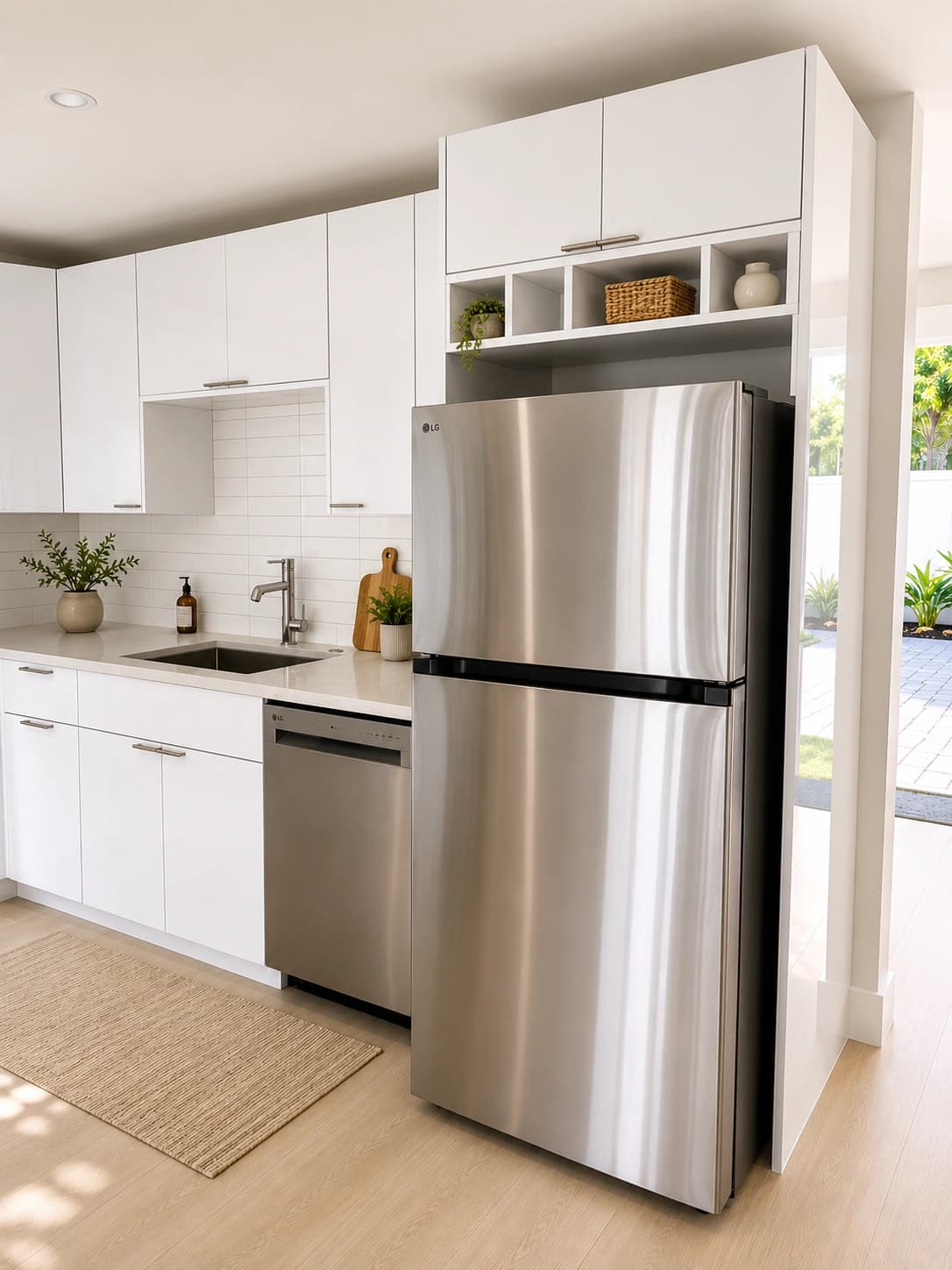 kitchen staged
